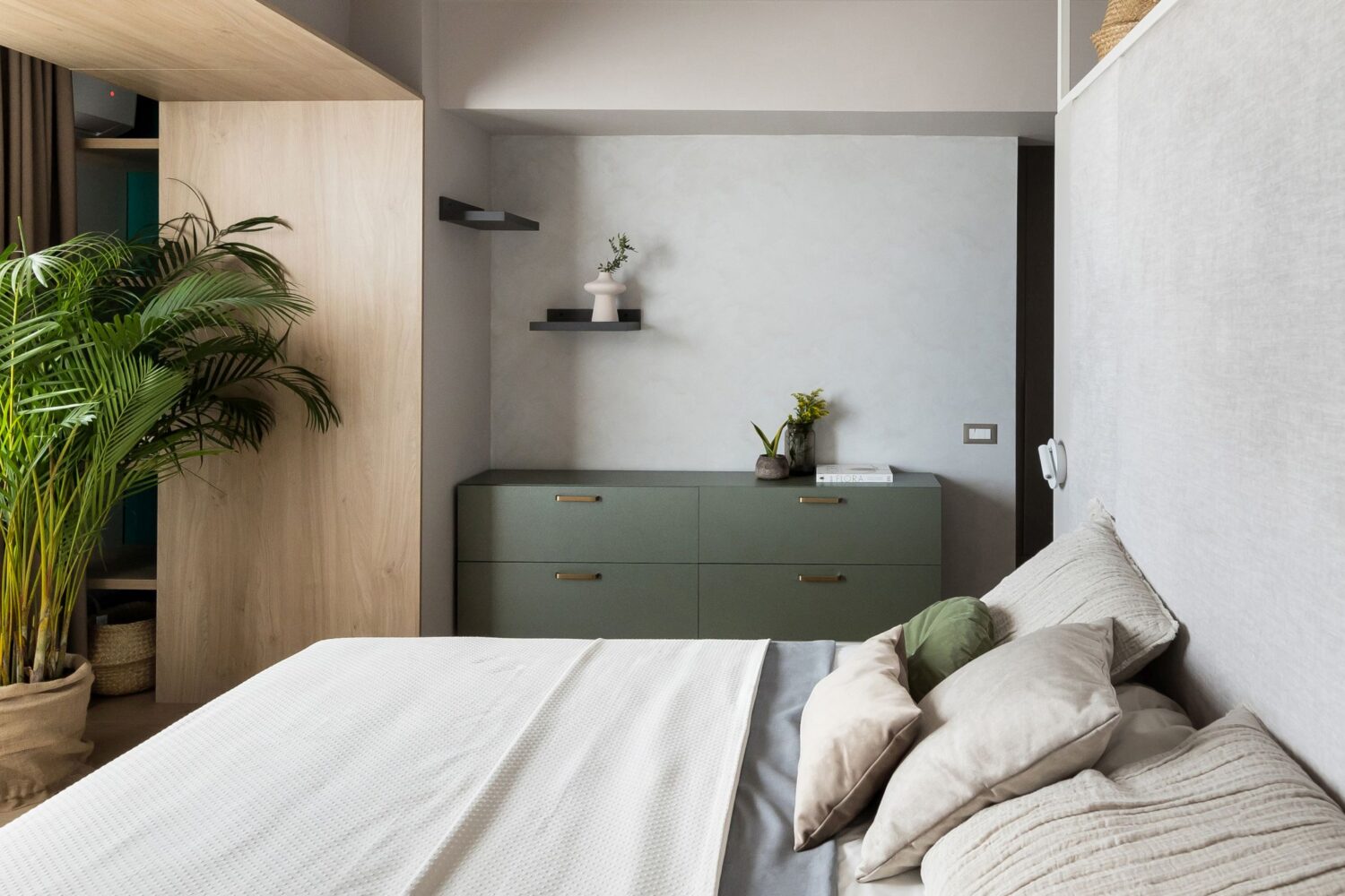 design interior dormitor boho natural