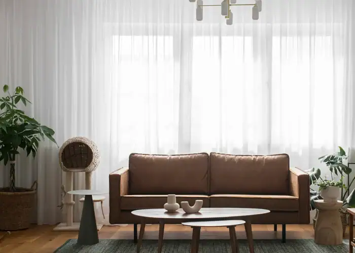 design interior pentru un living in stil boho elegant