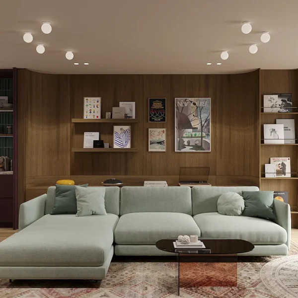 apartament stil mid century modern