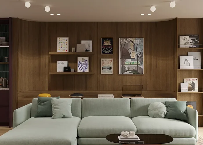 apartament stil mid century modern